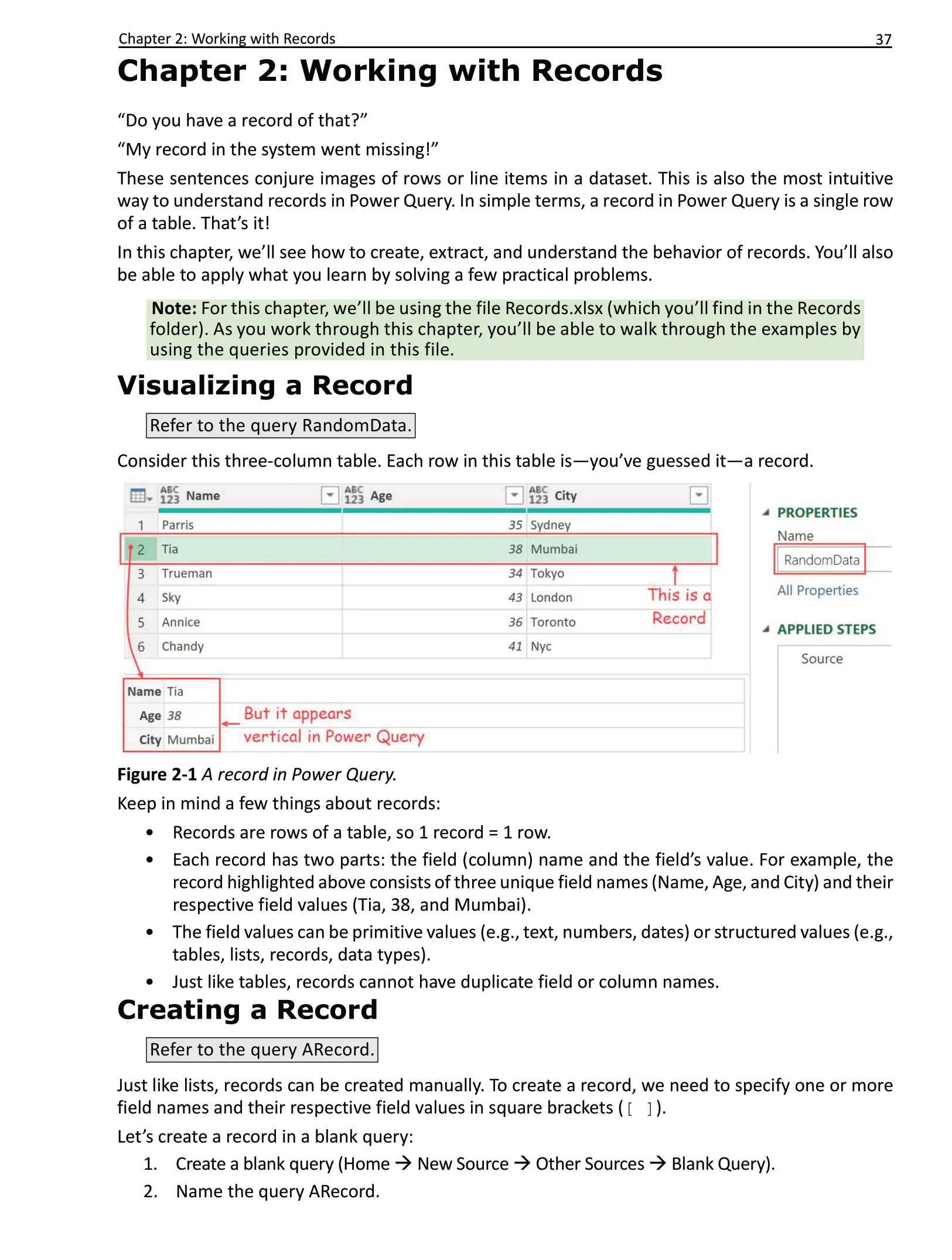 Chapter 2: Working with Records